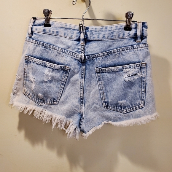 SWS Denim Co. High Rise Distressed short size 3 - Picture 8 of 13